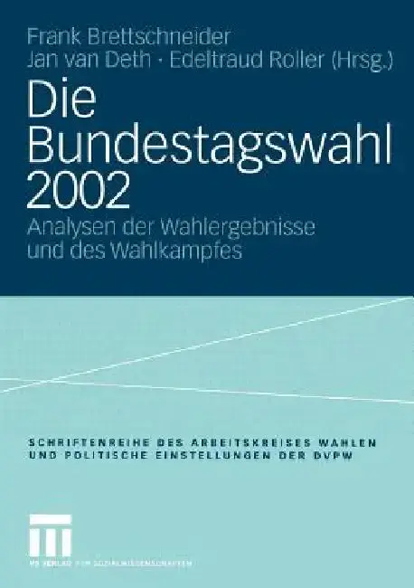 Cover of Die Bundestagswahl 2002