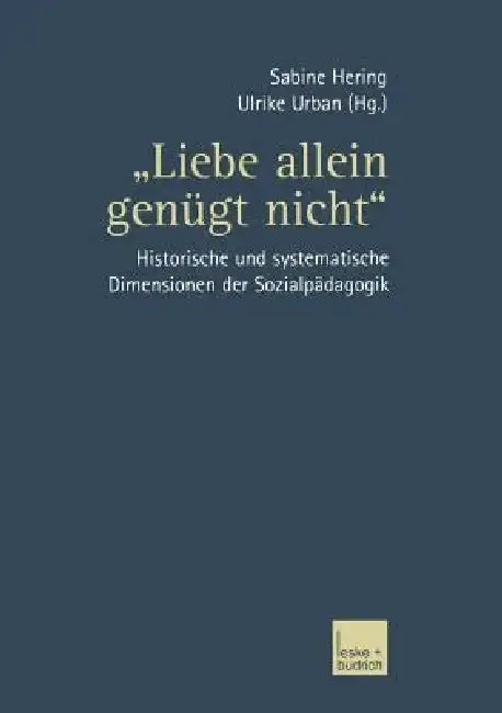 Cover of "Liebe Allein Genügt Nicht"