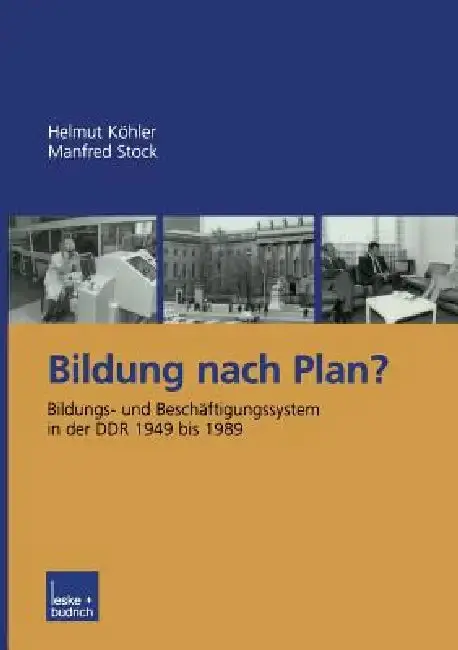 Cover of Bildung Nach Plan?