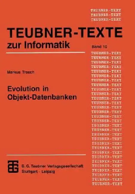 Cover of Evolution in Objekt-Datenbanken