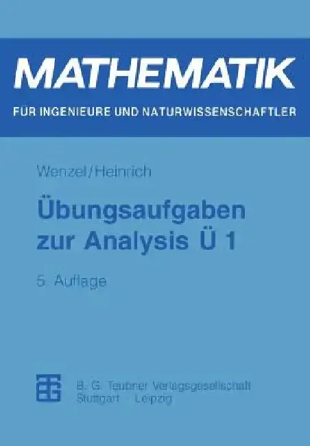 Cover of Übungsaufgaben Zur Analysis Ü 1