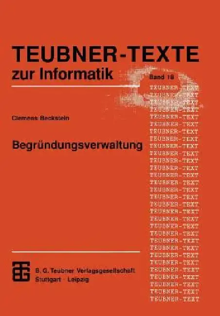 Cover of Begründungsverwaltung