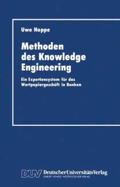 Cover of Methoden Des Knowledge Engineering