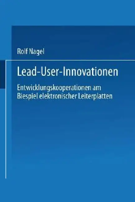 Cover of Lead User Innovationen