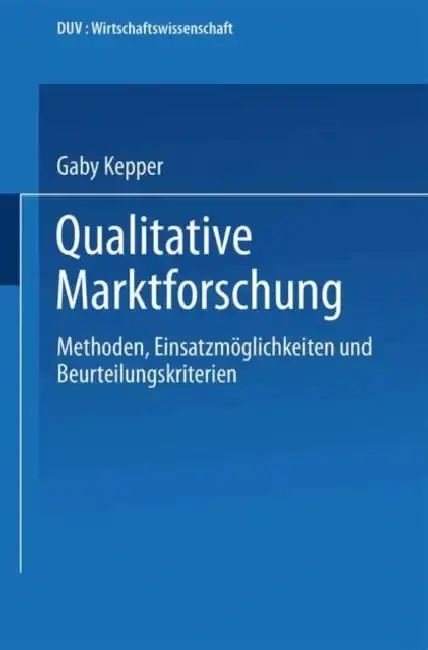 Cover of Qualitative Marktforschung