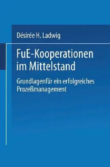 Cover of F&e-Kooperationen Im Mittelstand