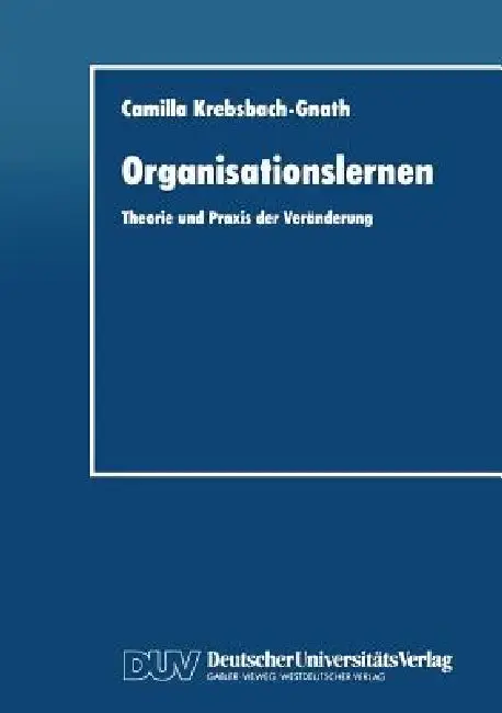 Cover of Organisationslernen