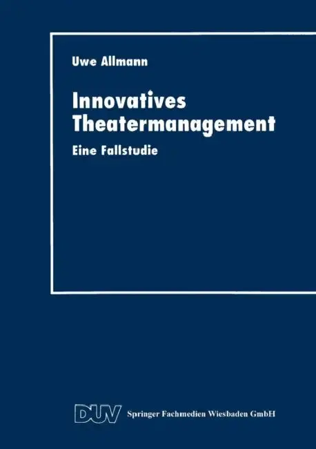 Cover of Innovatives Theatermanagement