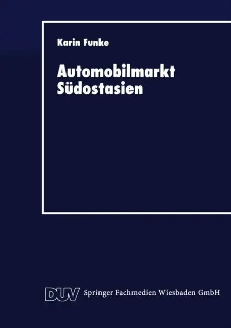 Cover of Automobilmarkt Südostasien