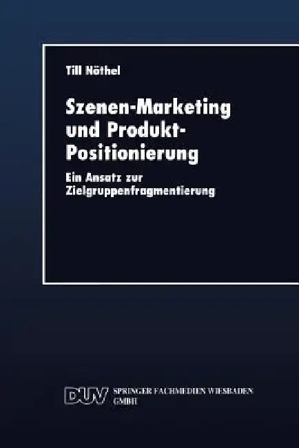 Cover of Szenen-Marketing Und Produkt-Positionierung