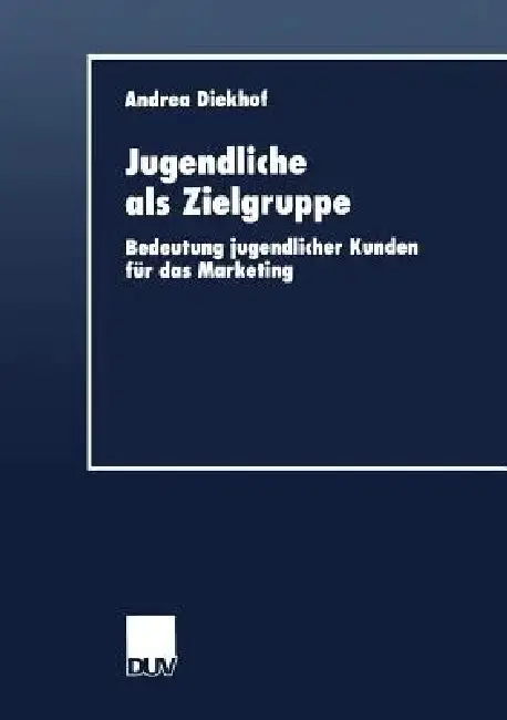Cover of Jugendliche ALS Zielgruppe