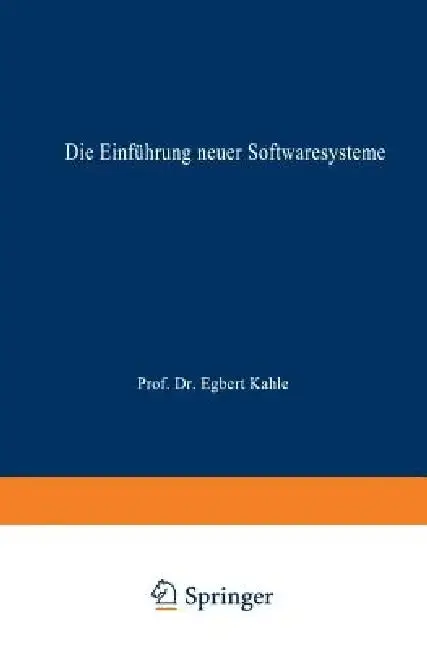 Cover of Die Einführung Neuer Softwaresysteme