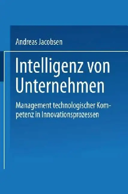 Cover of Intelligenz Von Unternehmen