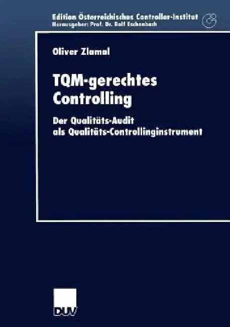 Cover of Tqm-Gerechtes Controlling