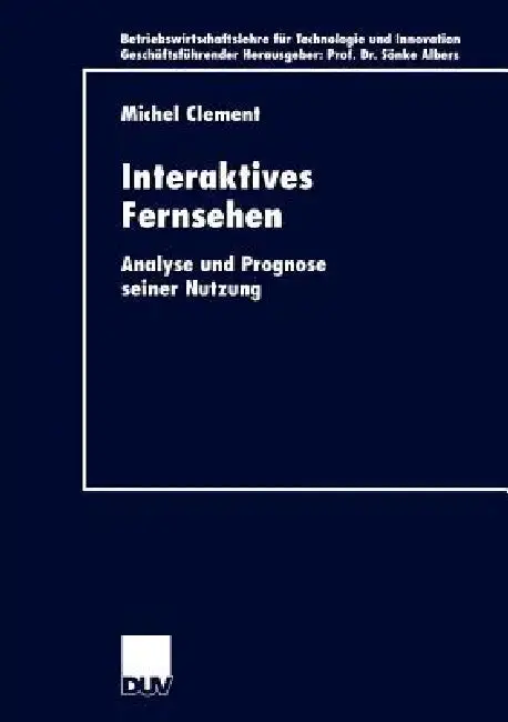 Cover of Interaktives Fernsehen