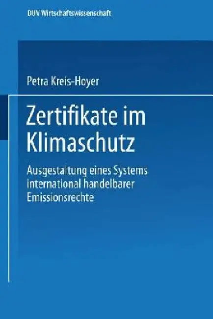 Cover of Zertifikate Im Klimaschutz