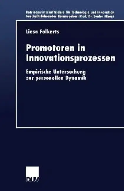 Cover of Promotoren in Innovationsprozessen