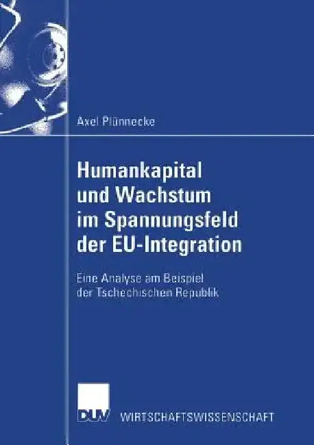 Cover of Humankapital Und Wachstum Im Spannungsfeld Der Eu-Integration