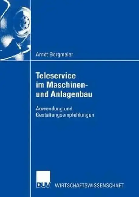 Cover of Teleservice Im Maschinen- Und Anlagenbau