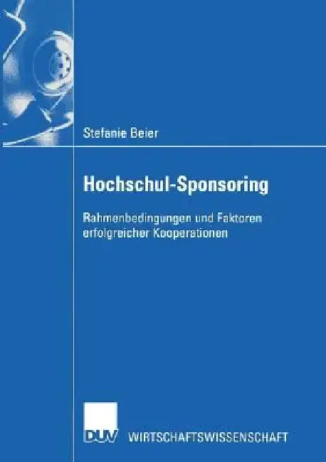 Cover of Hochschul-Sponsoring