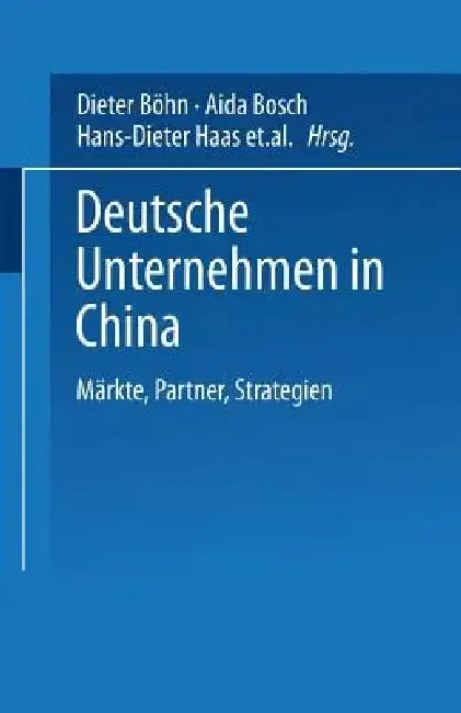 Cover of Deutsche Unternehmen in China