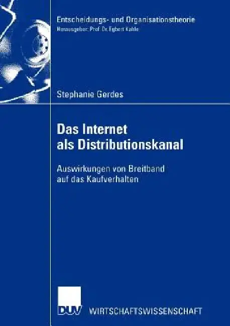 Cover of Das Internet ALS Distributionskanal