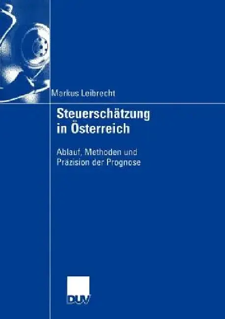 Cover of Steuerschätzung in Österreich