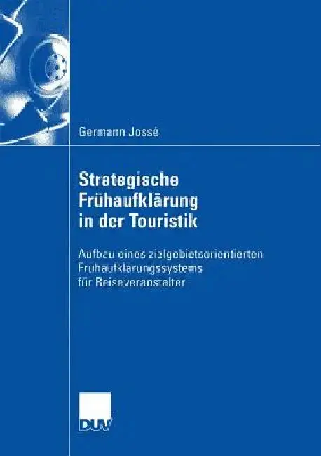 Cover of Strategische Frühaufklärung in Der Touristik