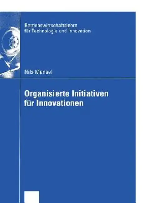 Cover of Organisierte Initiativen Für Innovationen