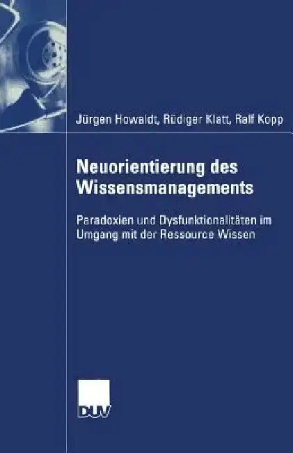 Cover of Neuorientierung Des Wissensmanagements