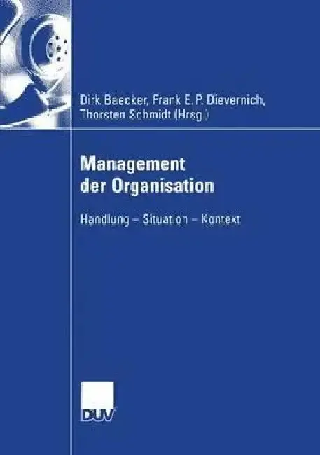 Cover of Management Der Organisation