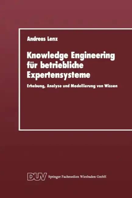 Cover of Knowledge Engineering Für Betriebliche Expertensysteme