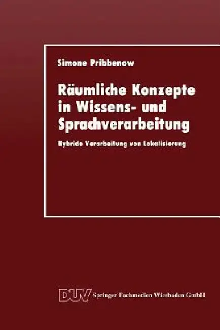 Cover of Räumliche Konzepte in Wissens- Und Sprachverarbeitung