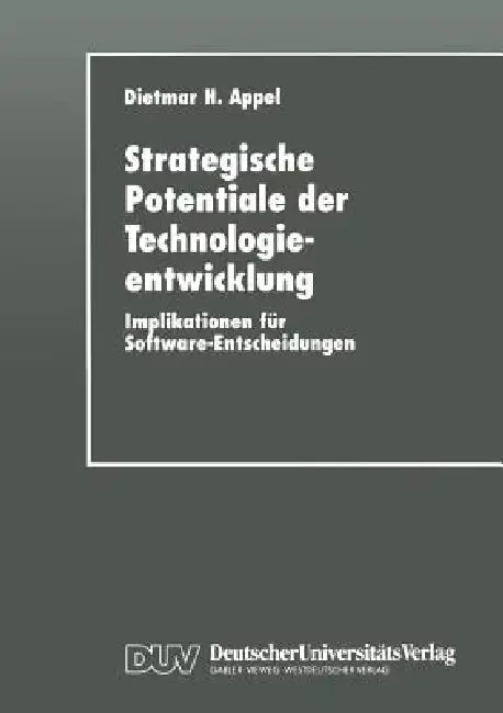 Cover of Strategische Potentiale Der Technologieentwicklung