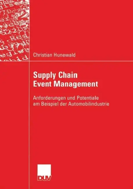 Cover of Supply Chain Event Management