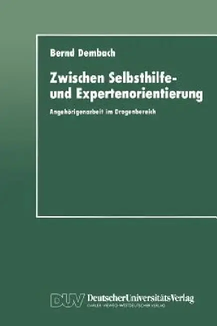 Cover of Zwischen Selbsthilfe- Und Expertenorientierung