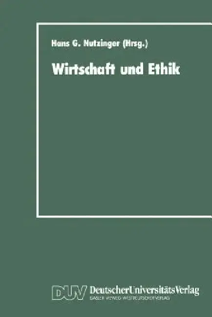 Cover of Wirtschaft Und Ethik