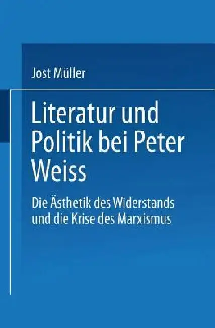 Cover of Literatur Und Politik Bei Peter Weiss
