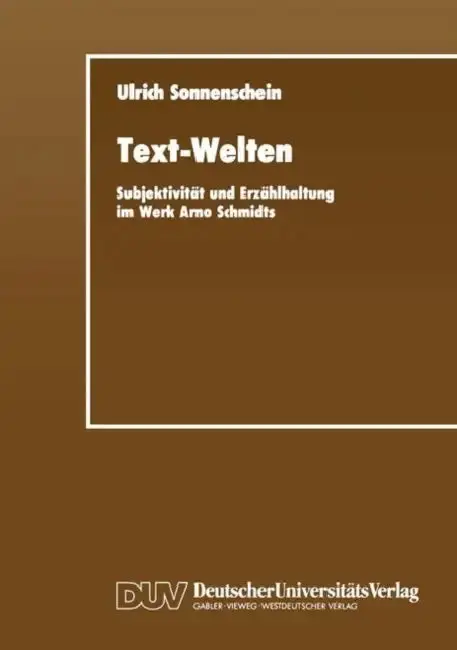 Cover of Text-Welten