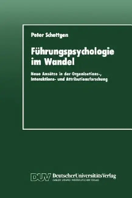 Cover of Führungspsychologie Im Wandel
