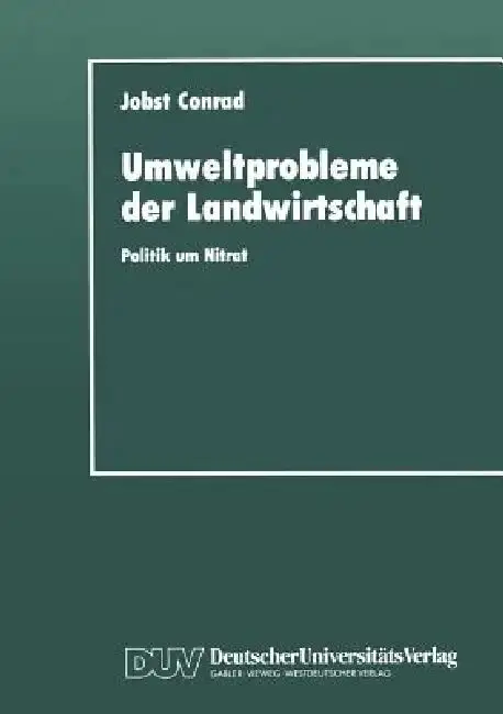 Cover of Umweltprobleme Der Landwirtschaft
