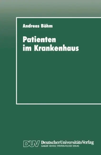 Cover of Patienten Im Krankenhaus