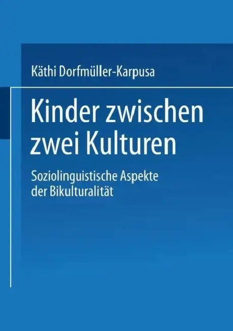 Cover of Kinder Zwischen Zwei Kulturen