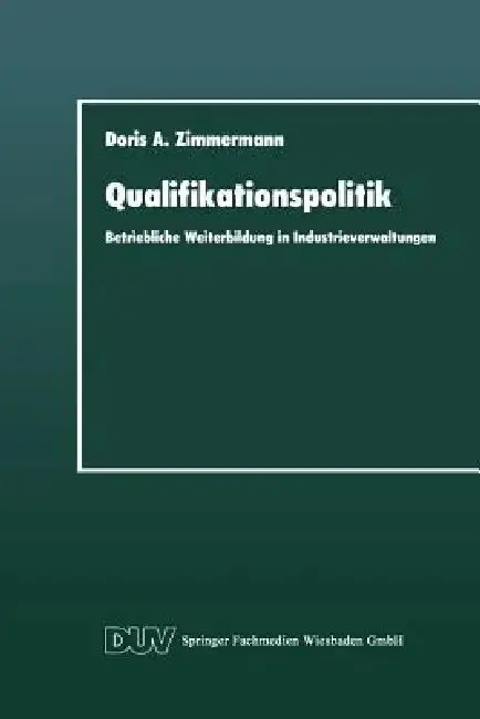 Cover of Qualifikationspolitik