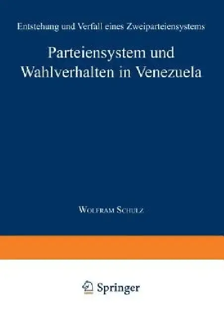 Cover of Parteiensystem Und Wahlverhalten in Venezuela