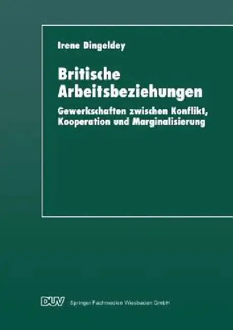Cover of Britische Arbeitsbeziehungen