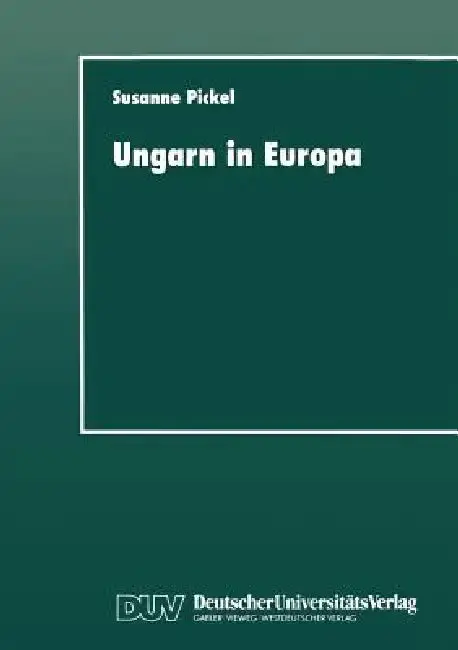 Cover of Ungarn in Europa