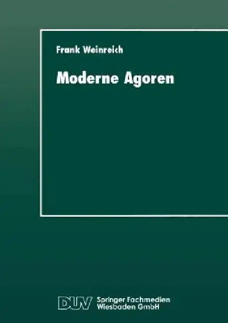 Cover of Moderne Agoren