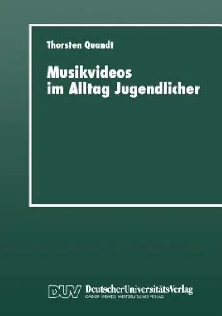 Cover of Musikvideos Im Alltag Jugendlicher