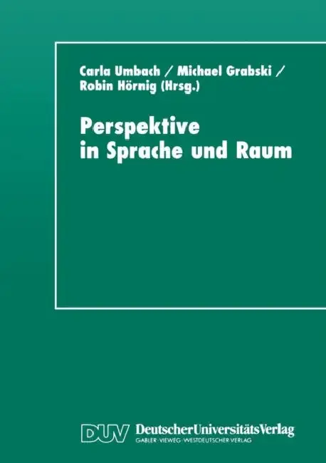 Cover of Perspektive in Sprache Und Raum